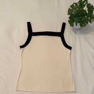 Universal Thread Black and Cream Tank Top